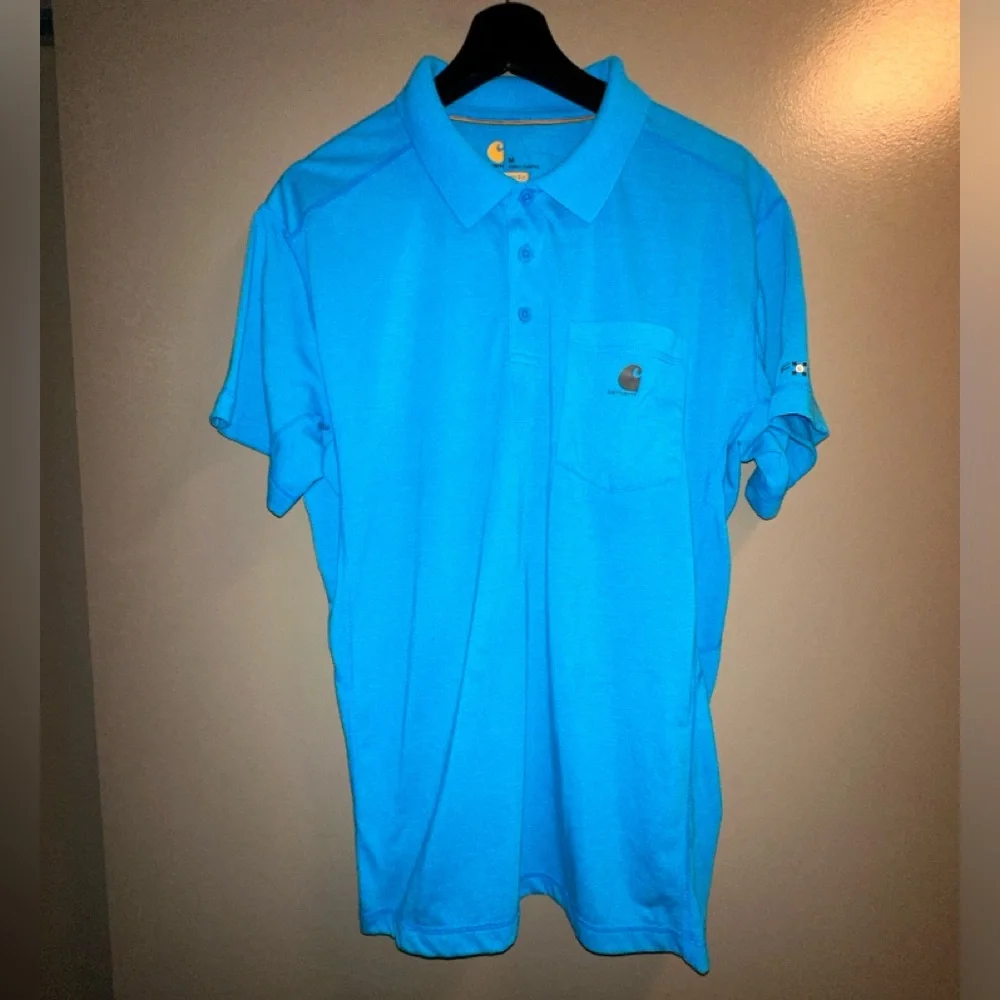 carhartt force extreme blue polo